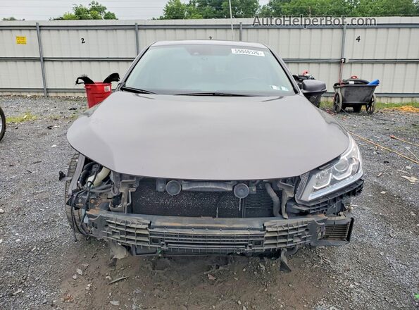 JHMCR6F55HC015840 2017 HONDA ACCORD Gray Widok z przodu