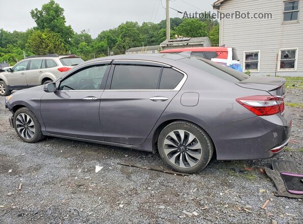 JHMCR6F55HC015840 2017 HONDA ACCORD Gray Tył lewy