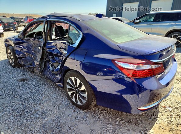 JHMCR6F56HC001980 2017 HONDA ACCORD Blue Trasero izquierdo