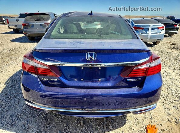 JHMCR6F56HC001980 2017 HONDA ACCORD Blue Vista trasera