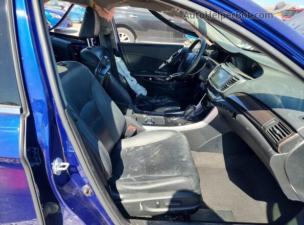 JHMCR6F56HC001980 2017 HONDA ACCORD Blue Vista interior delantera