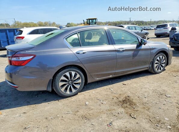 JHMCR6F56HC017631 2017 HONDA ACCORD Серый Задняя правая четверть