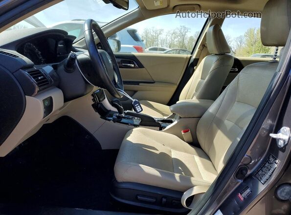 JHMCR6F56HC017631 2017 HONDA ACCORD Серый Вид салона спереди