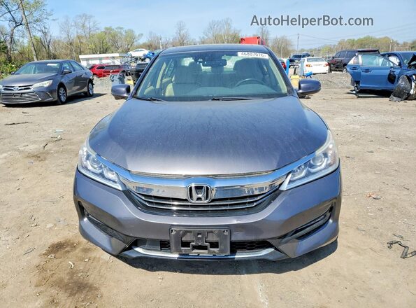 JHMCR6F56HC017631 2017 HONDA ACCORD Серый Вид спереди