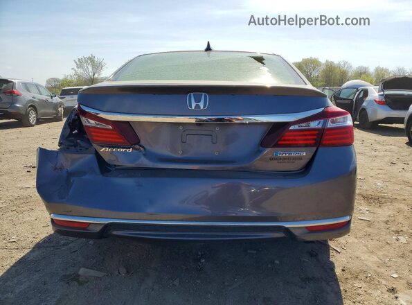 JHMCR6F56HC017631 2017 HONDA ACCORD Серый Вид сзади