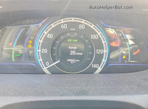 JHMCR6F56HC017631 2017 HONDA ACCORD Серый Вид щитка приборов