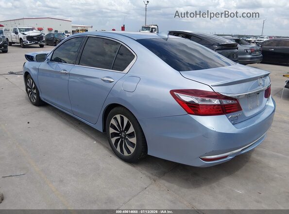 JHMCR6F56HC020464 2017 HONDA ACCORD Light Blue Rear left