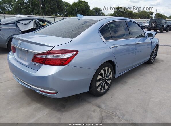 JHMCR6F56HC020464 2017 HONDA ACCORD Light Blue Rear right
