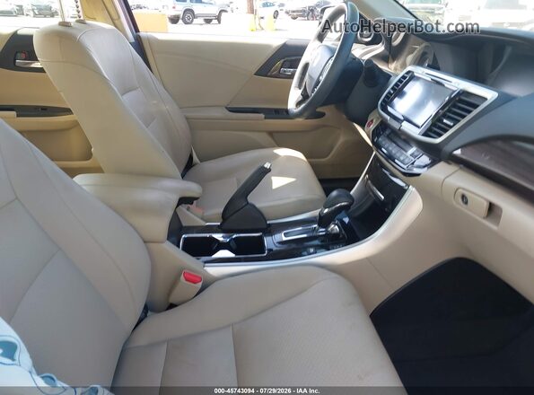 JHMCR6F57HC028783 2017 HONDA ACCORD Black წინა სალონის ხედი