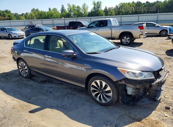 JHMCR6F58HC012981 2017 HONDA ACCORD Серый Передняя правая четверть