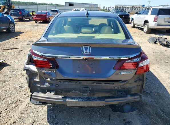 JHMCR6F58HC012981 2017 HONDA ACCORD Серый Вид сзади