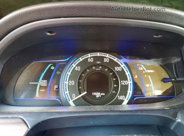 JHMCR6F58HC012981 2017 HONDA ACCORD Серый Вид щитка приборов