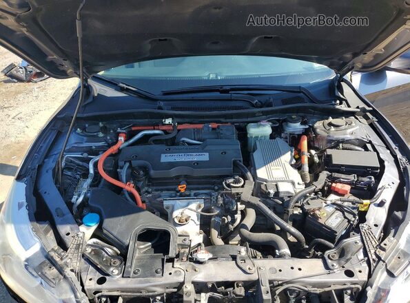 JHMCR6F58HC012981 2017 HONDA ACCORD Серый Вид задней части салона