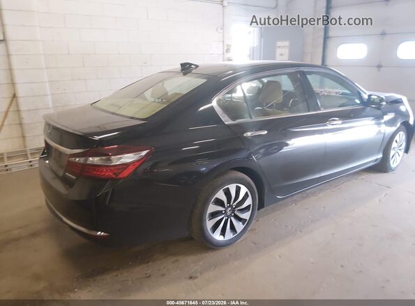 JHMCR6F59HC010432 2017 HONDA ACCORD Черный Задняя правая четверть