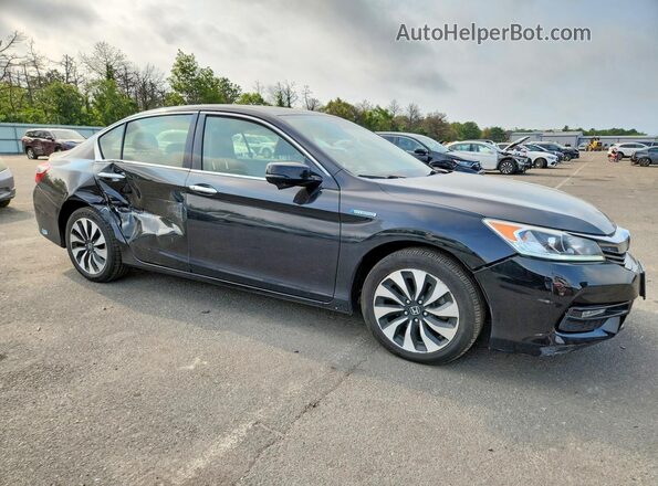 JHMCR6F59HC030552 2017 HONDA ACCORD Черный Передняя правая четверть
