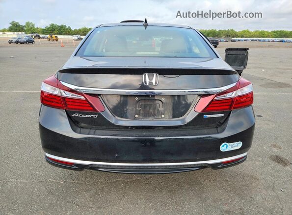 JHMCR6F59HC030552 2017 HONDA ACCORD Черный Вид сзади