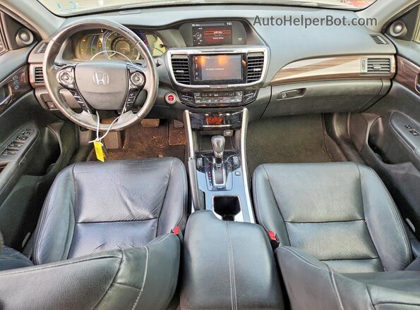 JHMCR6F59HC030552 2017 HONDA ACCORD Черный Вид панели приборов