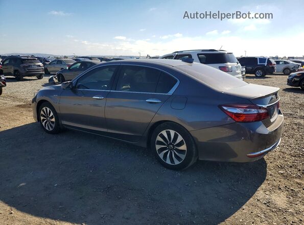 JHMCR6F5XHC010133 2017 HONDA ACCORD Gray Trasero izquierdo