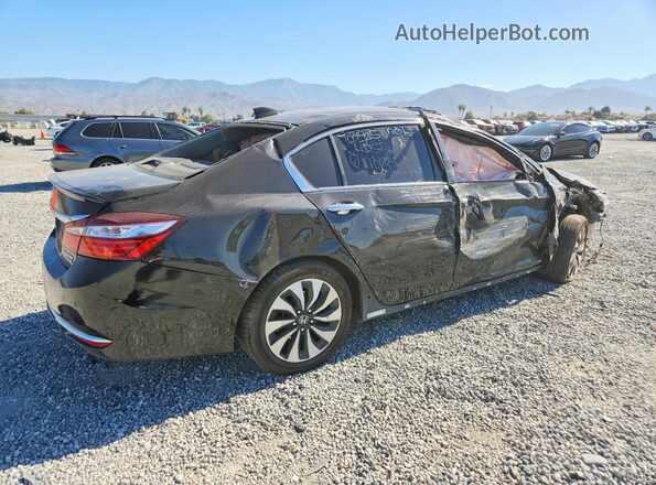 JHMCR6F72HC006580 2017 HONDA ACCORD Black უკანა მარჯვენა