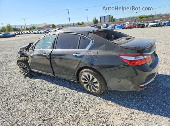 JHMCR6F72HC006580 2017 HONDA ACCORD Black უკანა მარცხენა