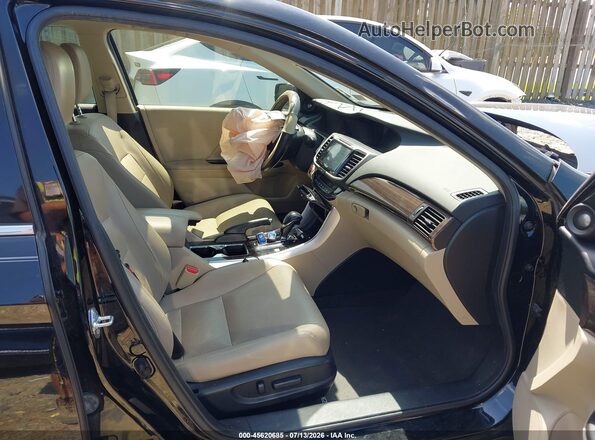 JHMCR6F73HC029155 2017 HONDA ACCORD Black Սալոնի դիմացի տեսք