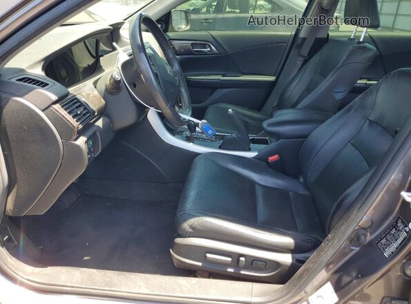JHMCR6F74HC002711 2017 HONDA ACCORD Gray წინა სალონის ხედი