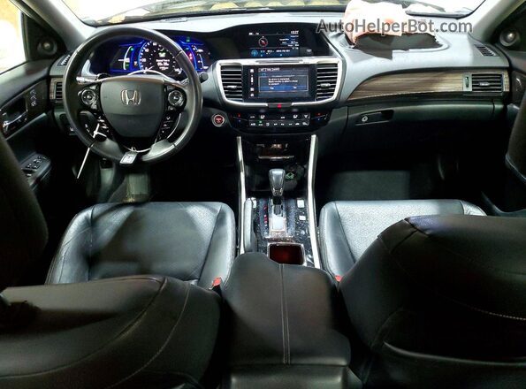 JHMCR6F74HC005852 2017 HONDA ACCORD White Вид панелі приладів