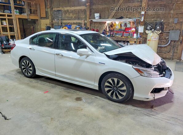 JHMCR6F74HC005852 2017 HONDA ACCORD White Передня права чверть