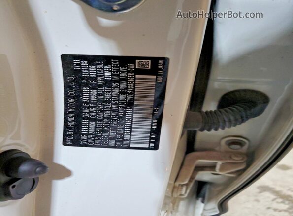 JHMCR6F74HC005852 2017 HONDA ACCORD White Вид підкапотного простору