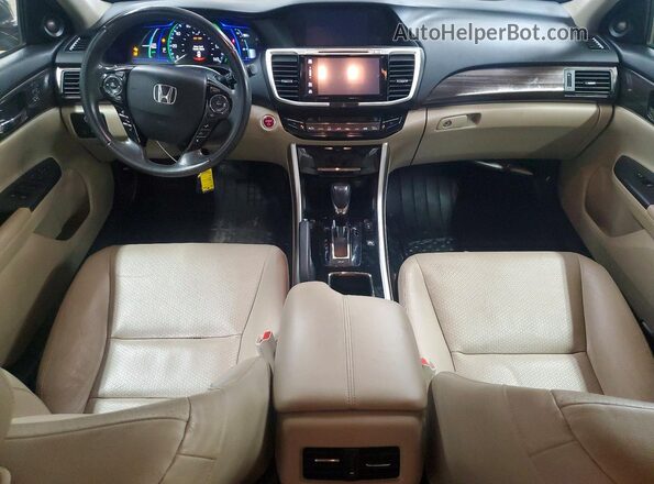 JHMCR6F74HC007536 2017 HONDA ACCORD Gray Vista del salpicadero