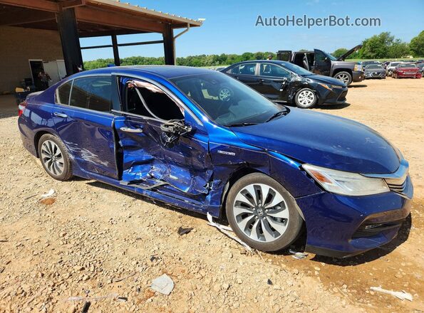 JHMCR6F75HC021039 2017 HONDA ACCORD Синий Передняя правая четверть