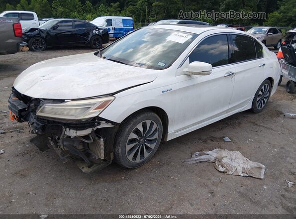JHMCR6F75HC021140 2017 HONDA ACCORD White Przód lewy