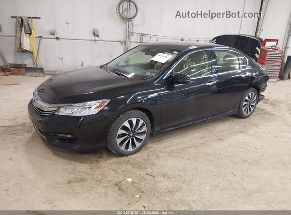 JHMCR6F75HC021803 2017 HONDA ACCORD Black Vista tres cuartos delantera izquierda