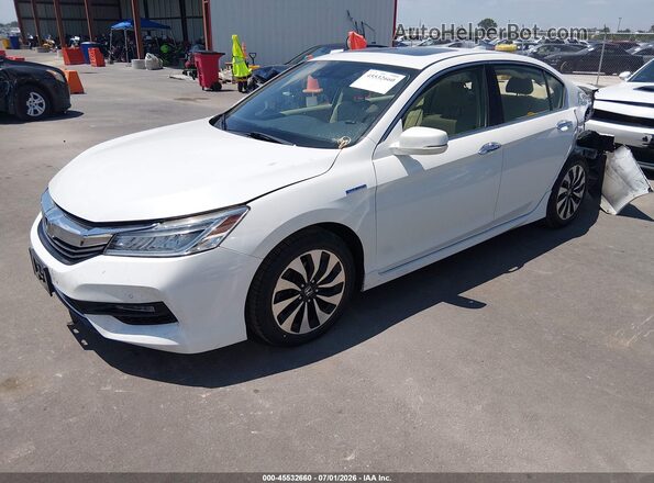 JHMCR6F77HC006798 2017 HONDA ACCORD Белый Передняя левая четверть