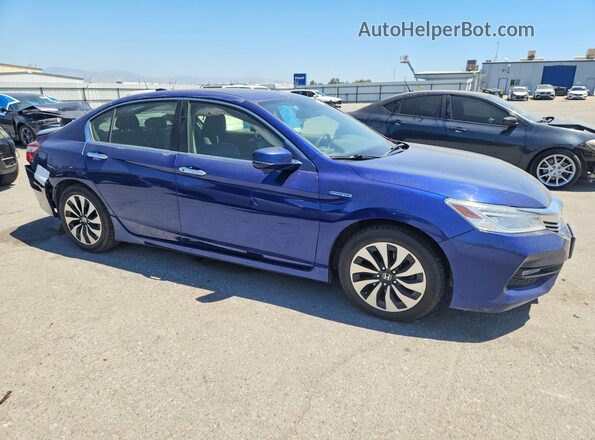 JHMCR6F7XHC015933 2017 HONDA ACCORD Blue Առջևի աջ