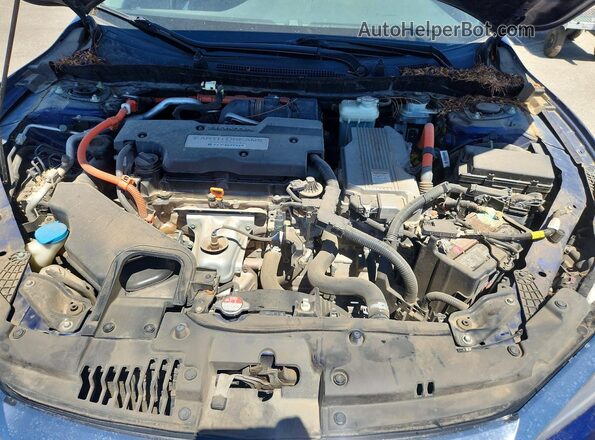JHMCR6F7XHC015933 2017 HONDA ACCORD Blue Սալոնի հետևի տեսք