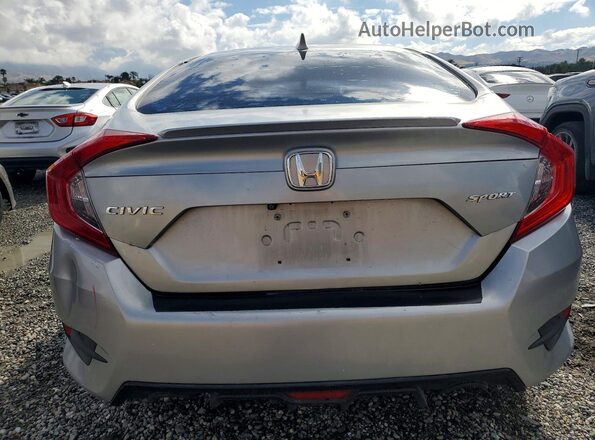 JHMFC1F30JX037355 2018 HONDA CIVIC Silver Widok z tyłu