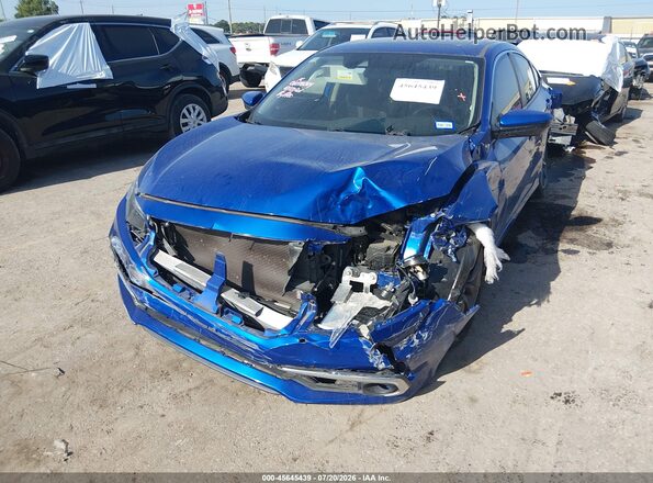JHMFC1F31KX004690 2019 HONDA CIVIC Синий Вид спереди