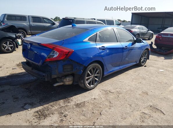 JHMFC1F31KX004690 2019 HONDA CIVIC Синий Задняя правая четверть
