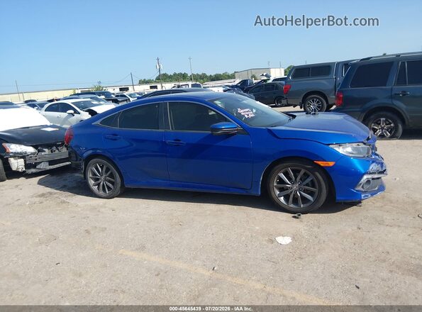 JHMFC1F31KX004690 2019 HONDA CIVIC Синий Панорамный вид салона 360°