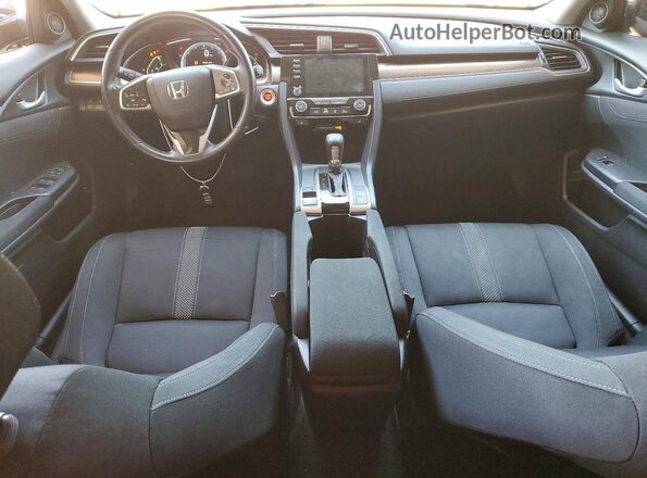 JHMFC1F31KX014684 2019 HONDA CIVIC Black Vista del salpicadero