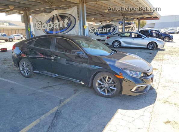 JHMFC1F31KX014684 2019 HONDA CIVIC Black Delantero derecho