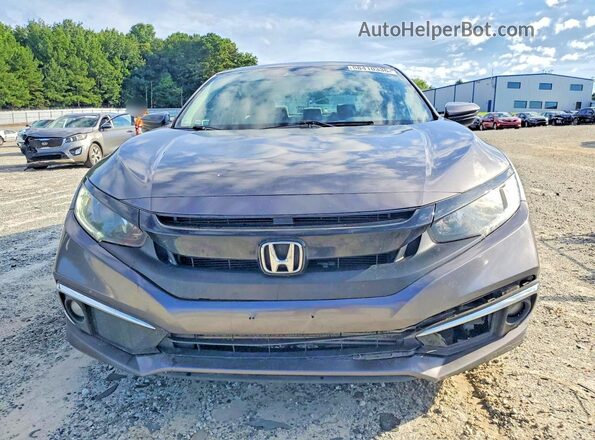 JHMFC1F32KX005475 2019 HONDA CIVIC Gray Front view