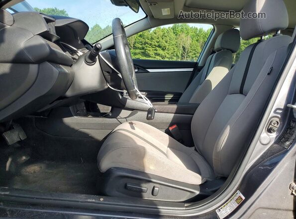 JHMFC1F32KX005475 2019 HONDA CIVIC Gray Front interior view
