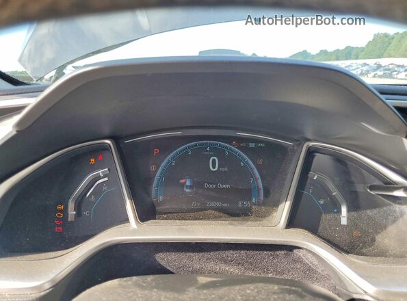 JHMFC1F32KX005475 2019 HONDA CIVIC Gray Instrument cluster view