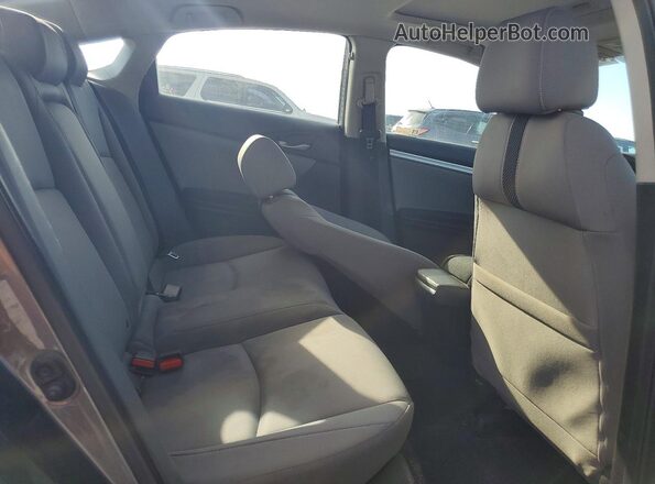 JHMFC1F32KX005475 2019 HONDA CIVIC Gray Rear seats view