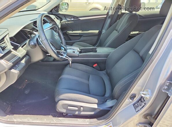 JHMFC1F32KX008733 2019 HONDA CIVIC Silver Widok wnętrza z przodu