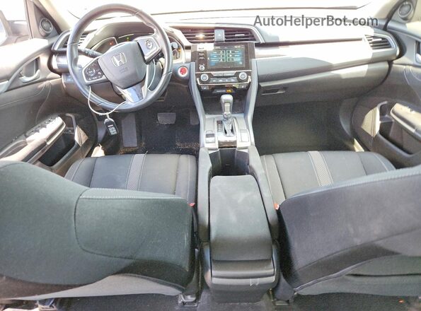 JHMFC1F32KX008733 2019 HONDA CIVIC Silver Widok deski rozdzielczej