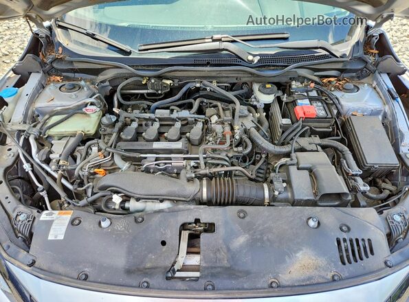 JHMFC1F32KX008733 2019 HONDA CIVIC Silver Widok wnętrza z tyłu