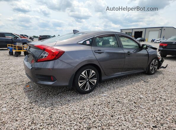 JHMFC1F33JX000445 2018 HONDA CIVIC Gray Задня права чверть
